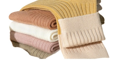 Custom Kids' Knitted Merino Wool Blend Socks Super Soft Daily Wear Casual Knitted Merino Wool Socks