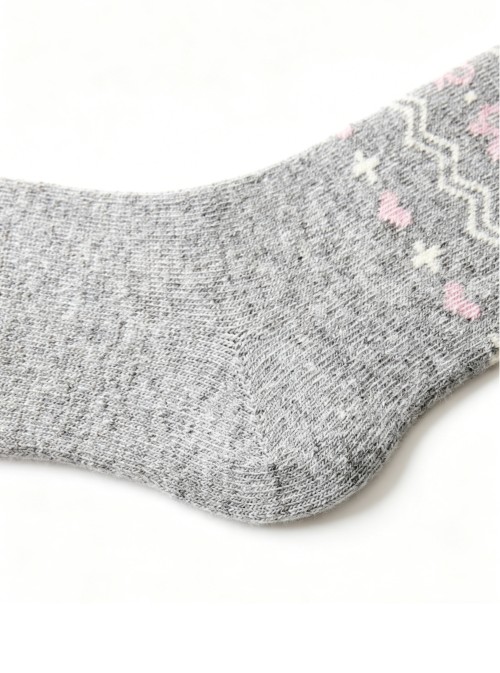 Wholesale Kids' Knitted Merino Wool Socks Daily Casual Wear Casual Knitted Merino Wool Blend Socks
