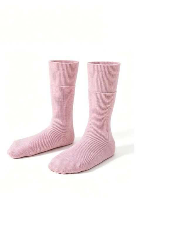 Custom Kids' Knitted Merino Wool Socks , Daily Wear Merino Wool Blend Socks From Chinese Factory