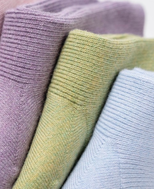Custom Kids' Knitted Merino Wool Socks , Daily Wear Merino Wool Blend Socks From Chinese Factory