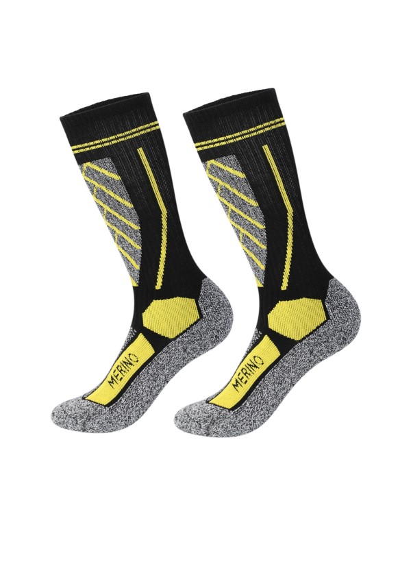 Performance Moisture Wicking Merino Wool Ski Socks Breathable Snow Sport Socks From Chinese Factory