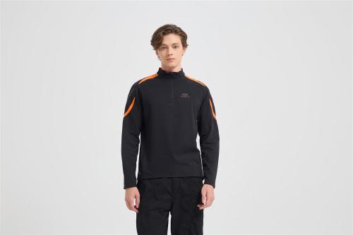 Wholesale Men's Merino Wool Long Sleeve Shirt - Midweight Crew Neck Top for Hiking, Running, Travel