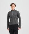 Wholesale 100% Merino Wool Base Layer Men's Breathable Hiking Running Long Sleeve Shirt