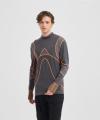 Custom Men's Merino Wool Long Sleeve Shirt - Midweight Crew Neck Top for Hiking, Running, Travel & All-Season Comfort