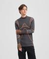 Custom Men's Merino Wool Long Sleeve Shirt - Midweight Crew Neck Top for Hiking, Running, Travel & All-Season Comfort