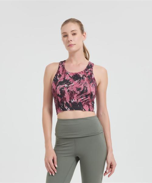 Wholesale Women's Merino Wool Sports Bra | Soft Athletic Crop Top with Removable Pads