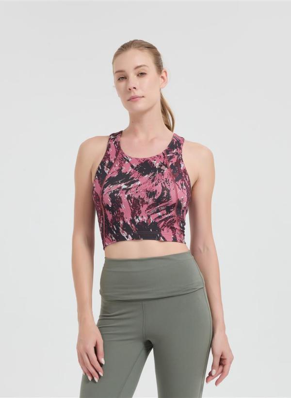 Wholesale Women's Merino Wool Sports Bra | Soft Athletic Crop Top with Removable Pads