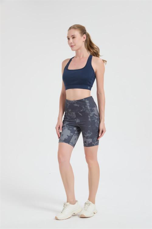 Custom Women's Biker Shorts | Merino Wool Yoga Shorts Breathable | Quick-Dry Cycling Workout Shorts