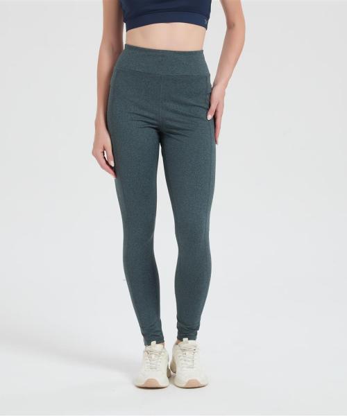 Wholesale Tummy Control Compression Merino Sports Leggings | 25" / 28" High Waist Workout Running Yoga Pants
