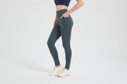 Wholesale Tummy Control Compression Merino Sports Leggings | 25" / 28" High Waist Workout Running Yoga Pants