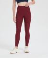 Custom Merino Wool Sports Leggings for Women with Pockets, High Waisted Pants From China