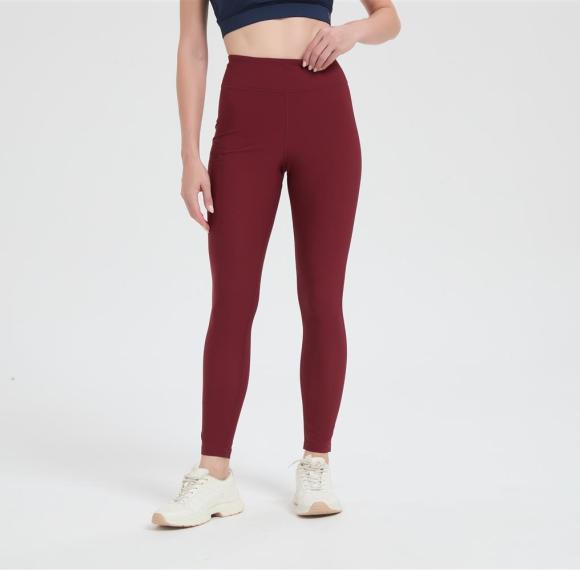 Custom Merino Wool Sports Leggings for Women with Pockets, High Waisted Pants From China