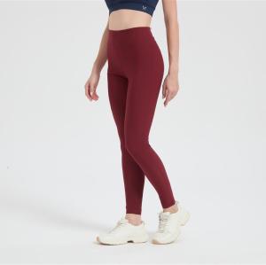 Custom Merino Wool Sports Leggings for Women with Pockets, High Waisted Pants From China