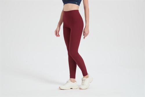 Custom Merino Wool Sports Leggings for Women with Pockets, High Waisted Pants From China