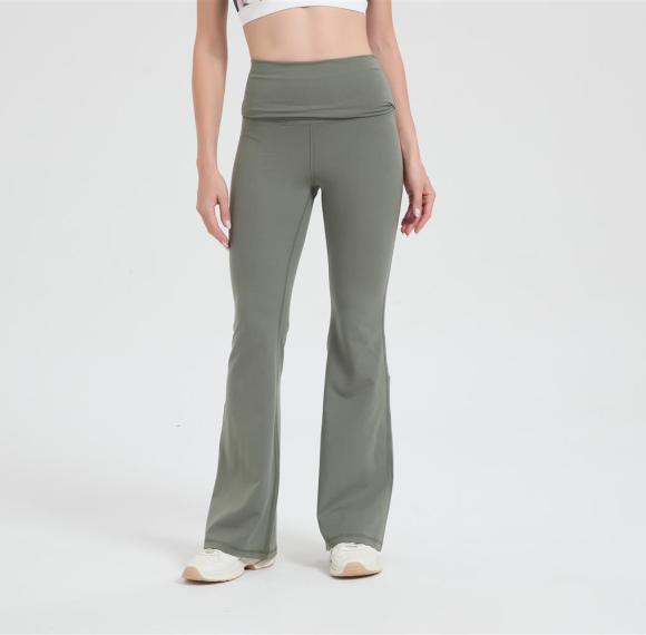 Custom Women's Merino Wool Wide Leg Pants | Waisted Elastic Wide Leg Pants