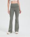 Custom Women's Merino Wool Wide Leg Pants | Waisted Elastic Wide Leg Pants