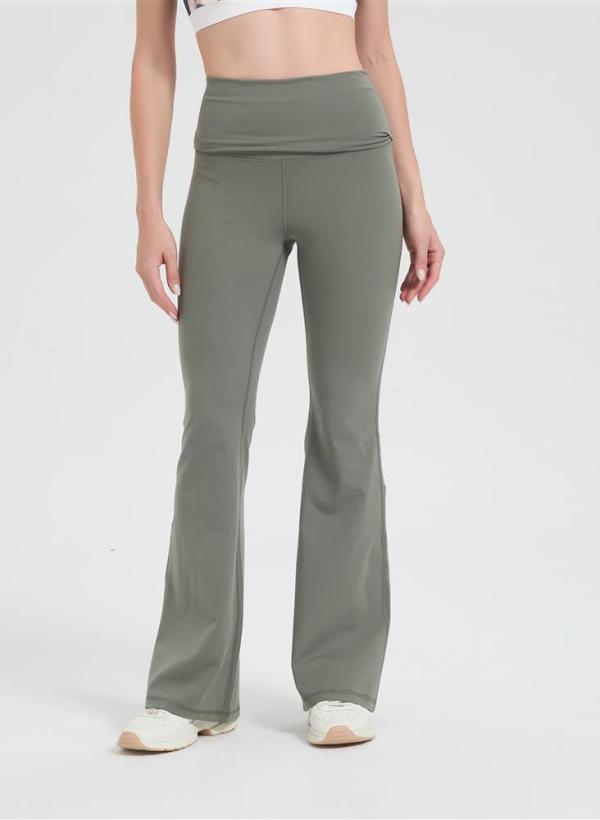 Custom Women's Merino Wool Wide Leg Pants | Waisted Elastic Wide Leg Pants