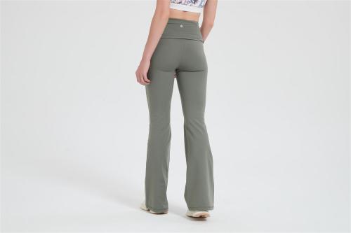 Custom Women's Merino Wool Wide Leg Pants | Waisted Elastic Wide Leg Pants