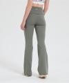 Custom Women's Merino Wool Wide Leg Pants | Waisted Elastic Wide Leg Pants