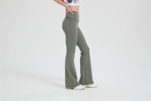 Custom Women's Merino Wool Wide Leg Pants | Waisted Elastic Wide Leg Pants
