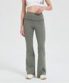 Custom Women's Merino Wool Wide Leg Pants | Waisted Elastic Wide Leg Pants