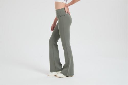 Custom Women's Merino Wool Wide Leg Pants | Waisted Elastic Wide Leg Pants