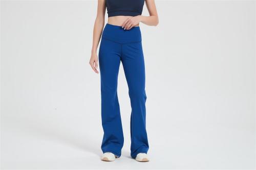 Custom Ribbed Merino Wide Leg Pants Women | Breathable Stretchy Lightweight Cross Waist Pants