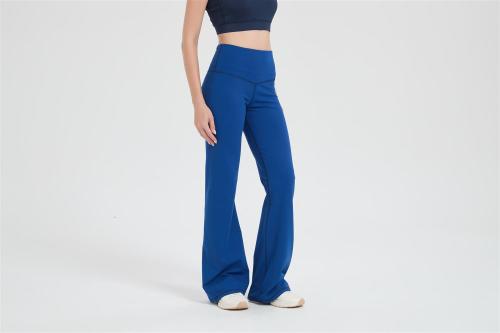 Custom Ribbed Merino Wide Leg Pants Women | Breathable Stretchy Lightweight Cross Waist Pants