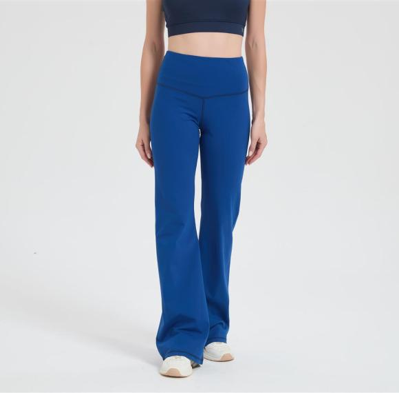 Custom Ribbed Merino Wide Leg Pants Women | Breathable Stretchy Lightweight Cross Waist Pants