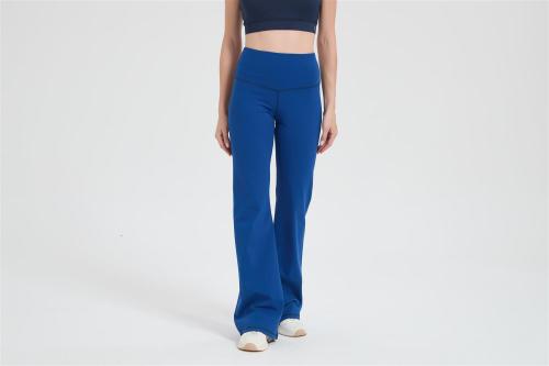 Custom Ribbed Merino Wide Leg Pants Women | Breathable Stretchy Lightweight Cross Waist Pants