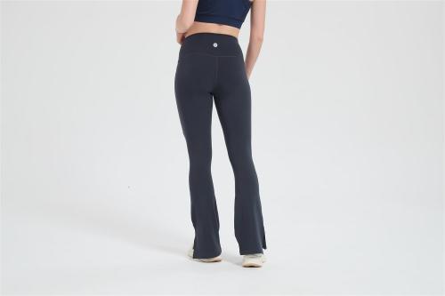 Wholesale Women's Merino Wool Wide-Leg Elastic Waistband Side Slit From Chinese Factory