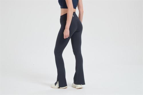 Wholesale Women's Merino Wool Wide-Leg Elastic Waistband Side Slit From Chinese Factory