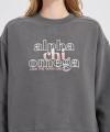 Wholesale Merino Wool Knit Sweatshirt with Drawstring Hem & 3D Toothbrush Embroidery