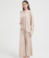 Custom Merino Wool Blend 3-Piece Sleepwear Set for Women