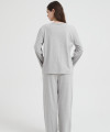 Women's Merino Wool Blend Fabric Sleepwear | Pullover & Pants
