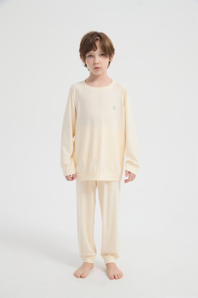 Kids Merino Wool Blend Sleepwear Set, Soft Thermal Sleepwear for Boys & Girls