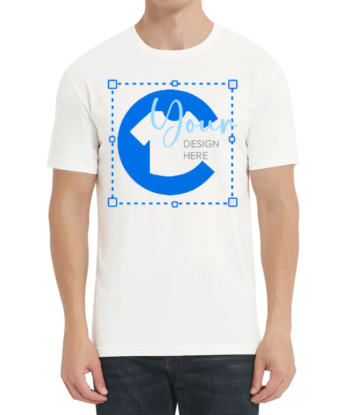 Personalized Online Customization (Men's T-Shirts)
