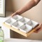4-Piece Ceramic Snack Bowl Set with Bamboo Tray