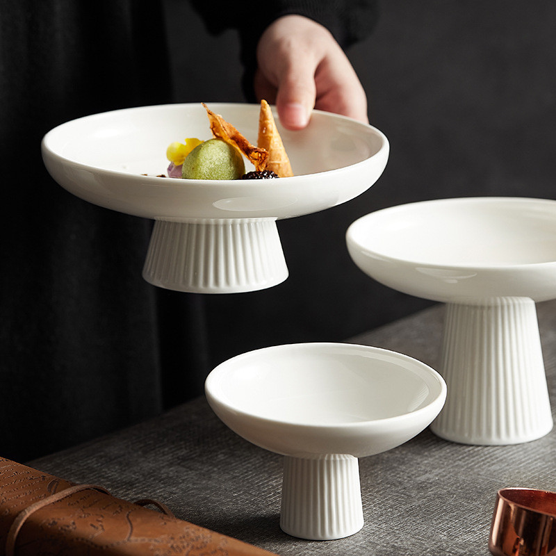 Silk Printed Design Stoneware Serveware
