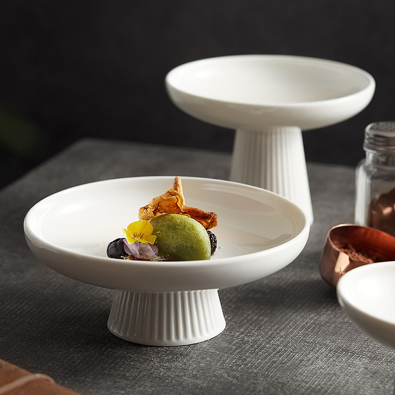 Black Ceramic Oval Serving Platter