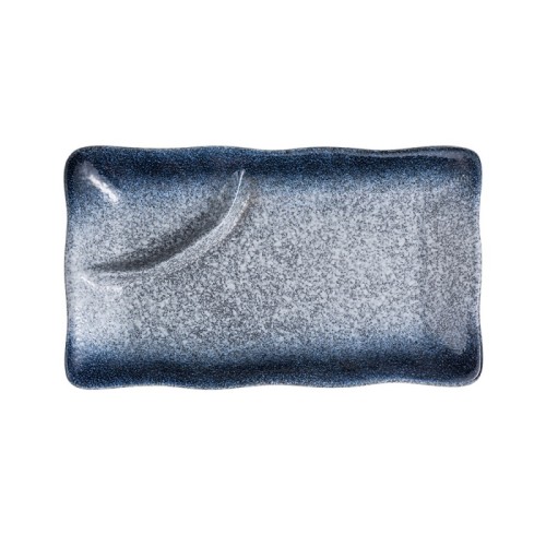 Ceramic Sushi Tray with Built-in Sauce Dish – Modern Japanese Tableware