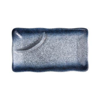 Ceramic Sushi Tray with Built-in Sauce Dish | Modern Japanese Tableware