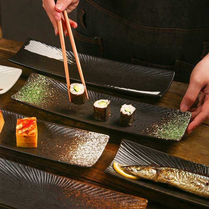 Side View of Handcrafted White Ceramic Salad Plate Showing Curved Edge and Texture Depth