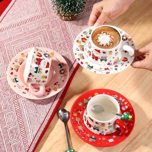 Christmas Coffee Cup Set | Coffee Cup And Saucer Supplier