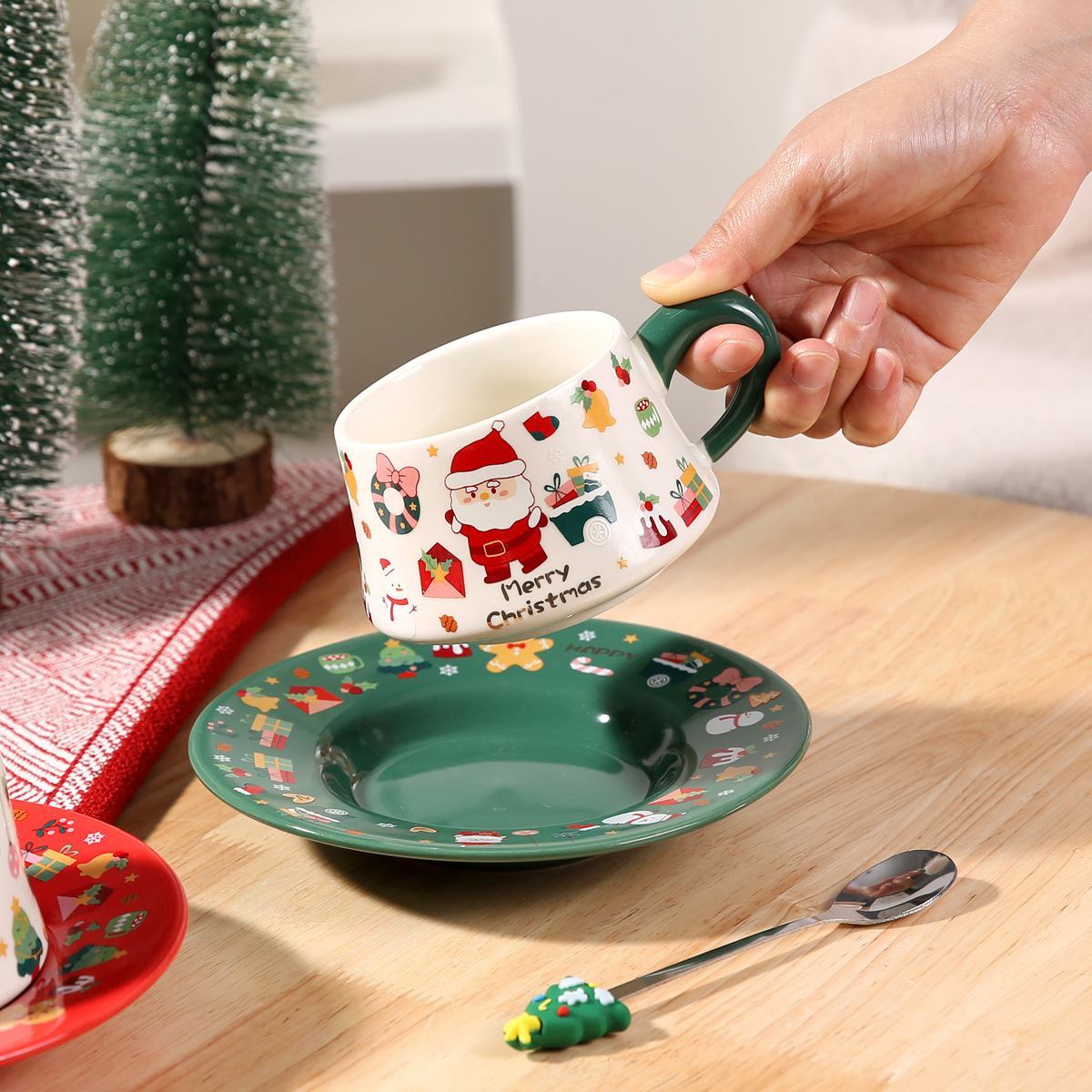 Ceramic Saucer For Coffee Cup Display