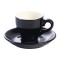 80ml Ceramic Espresso Cups with Saucers | Colorful Coffee Cup Set for Espresso & Ristretto