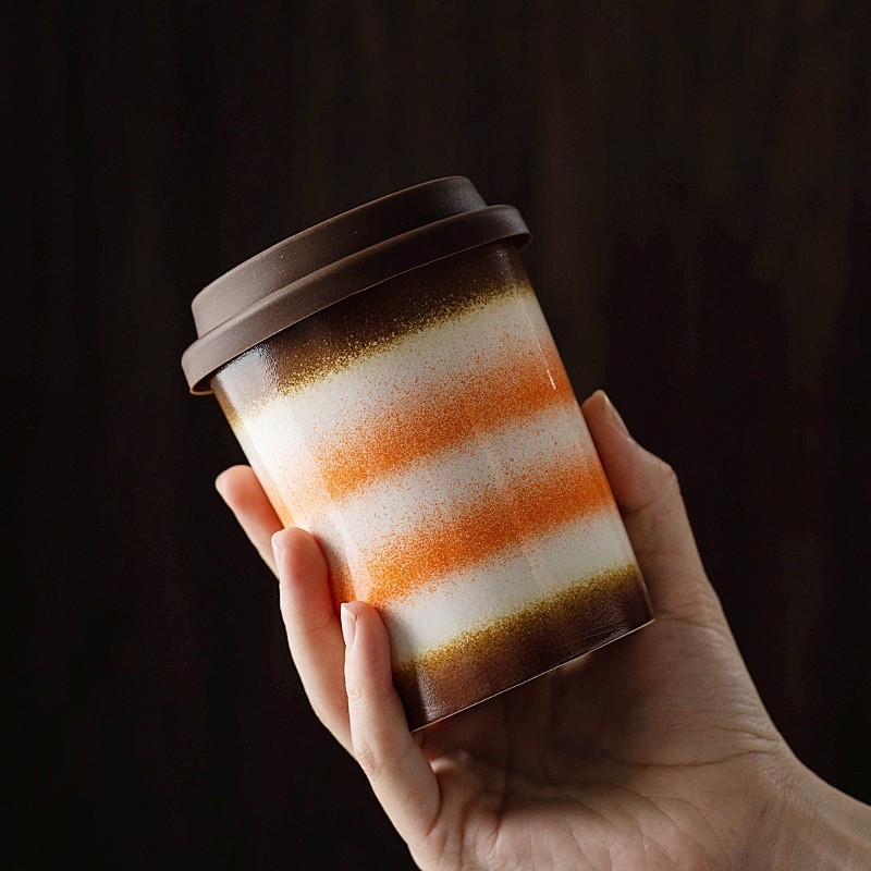Ceramic Mug Made with a Double Part Mold