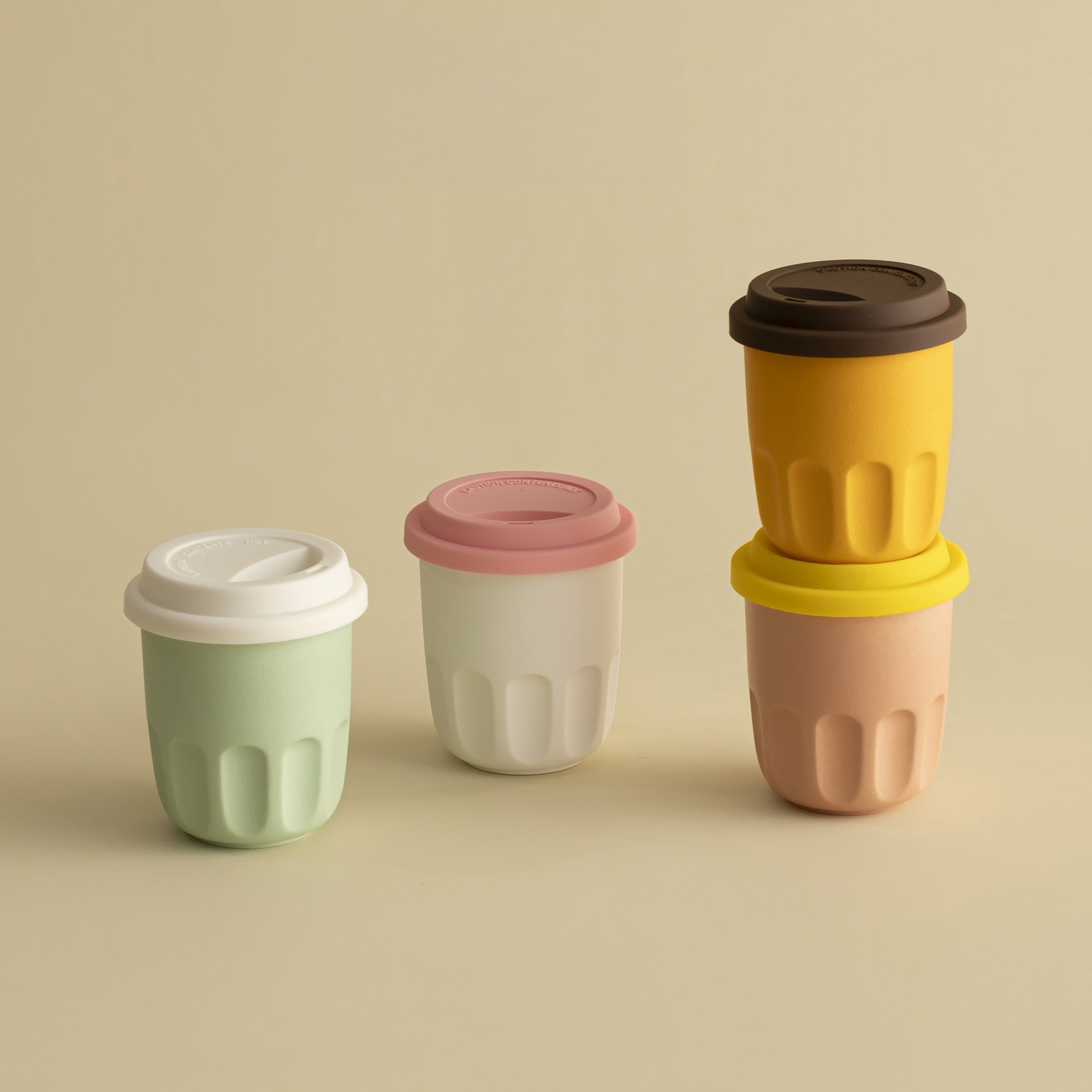 Ceramic Mug Made with a Double Part Mold