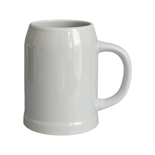 0.5L Ceramic Beer Stein Mug – Classic Large Beer Cup for Home, Bar & Parties