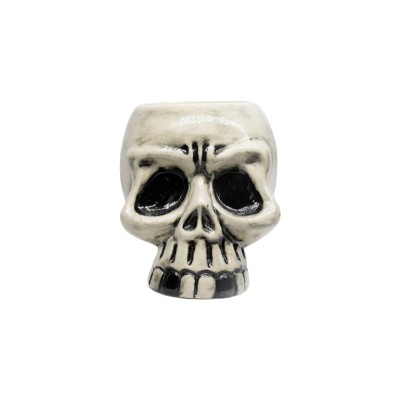 Ceramic Skull Beer Mug | Halloween Gothic 3D Skull Stein for Beer & Drinks